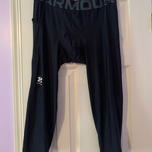 Under Armour Dark Leggings with Logo